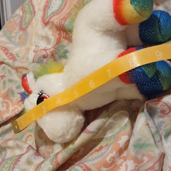 ✓Dan Dee Collectors Choice Unicorn Plush 8" Rainbow White Stuffed Animal - Picture 14 of 14